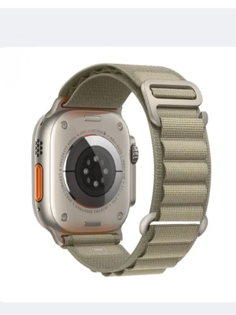 Apple Watch Ultra 2  Olive Alpine Loop 49mm Band